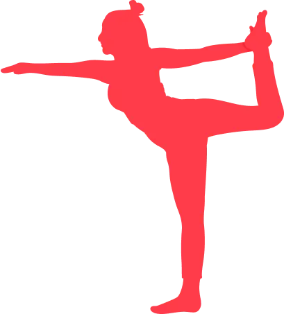 ombre chinoise en posture de yoga